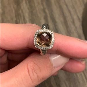 David Yurman Design Smoky Topaz Ring